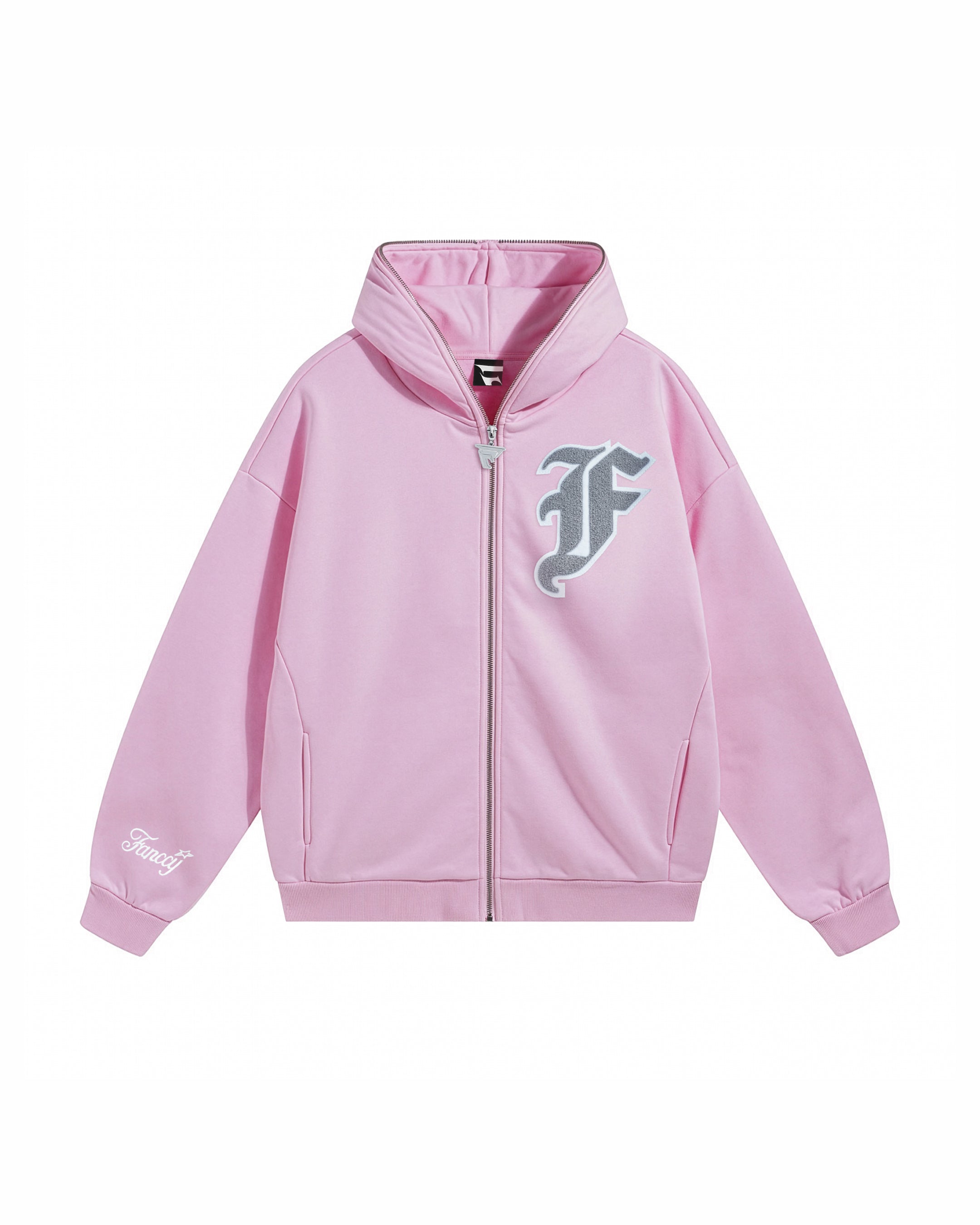 FULL ZIP MIKINA - BABY PINK