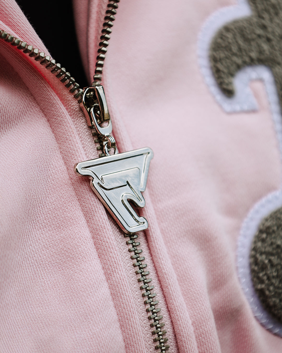 FULL ZIP MIKINA - BABY PINK