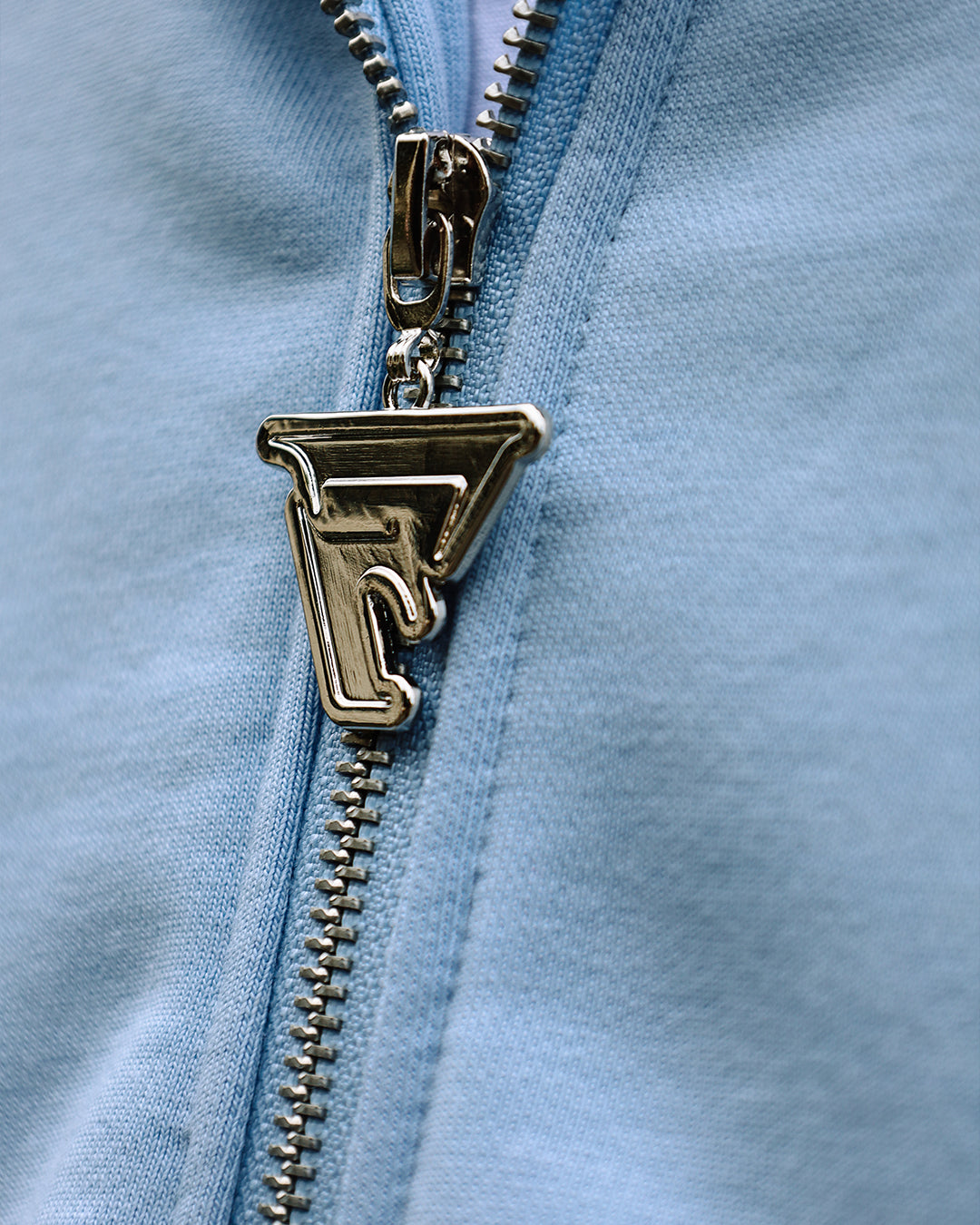 FULL ZIP MIKINA - BABY BLUE